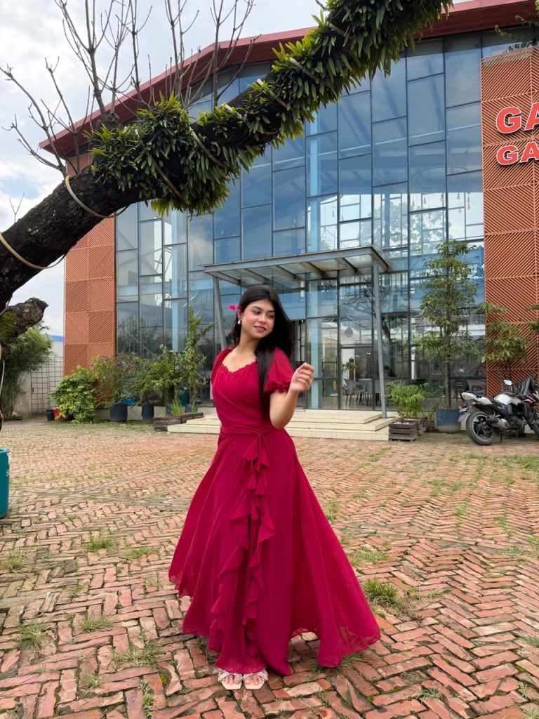 Tour gown